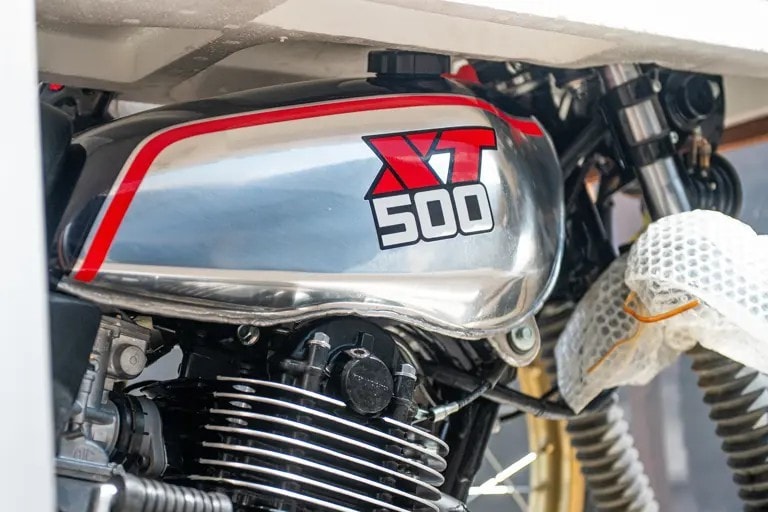 All’asta da Sotheby's una Yamaha XT 500 del 1988 ancora in cassa